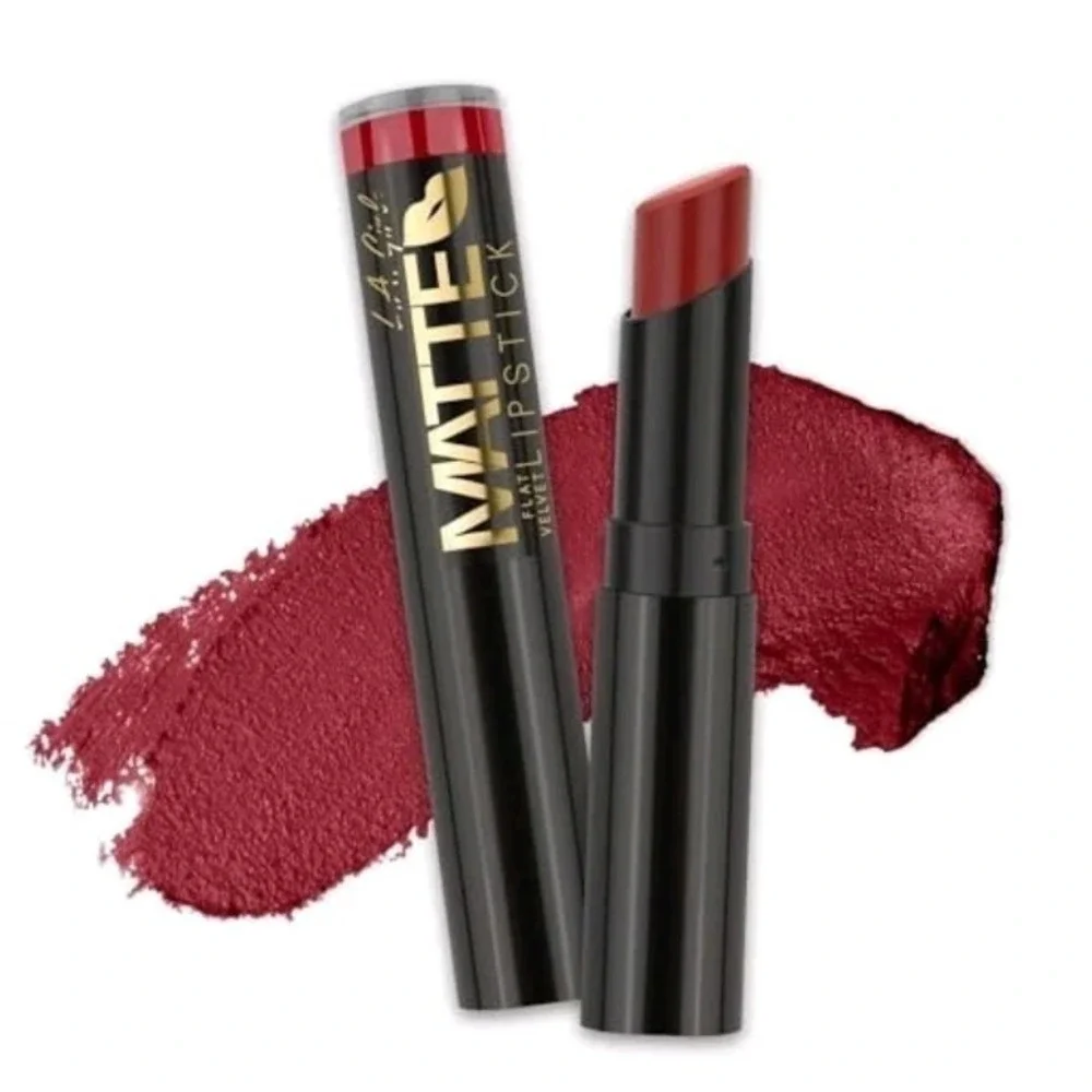 Lot of  2 L.A Girl Matte Flat Velvet Lipstick GLC810 Bite Me New Sealed